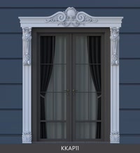 Ancadrament de Ușă și Portal Decorativ din Poliuretan