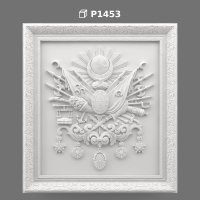 Panou Decorativ 3D P1453 din Poliuretan cu Stemă Otomană