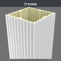 Pilastru canelat 60x60x240 cm din material decorativ din poliuretan – P5060