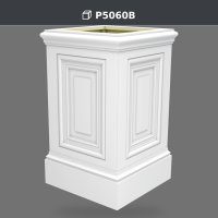 Bază de pilastru 66x66x109 cm, material decorativ din poliuretan – P5060B